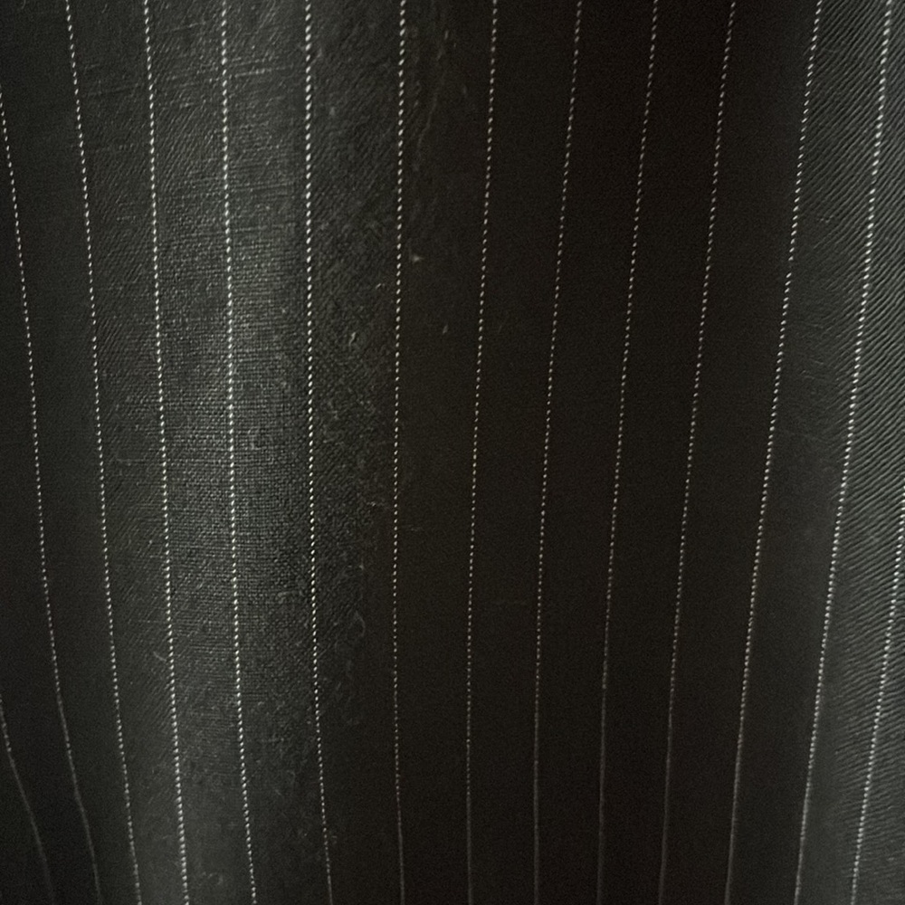 Pin Striped Linen Pants With Draw String - image 3